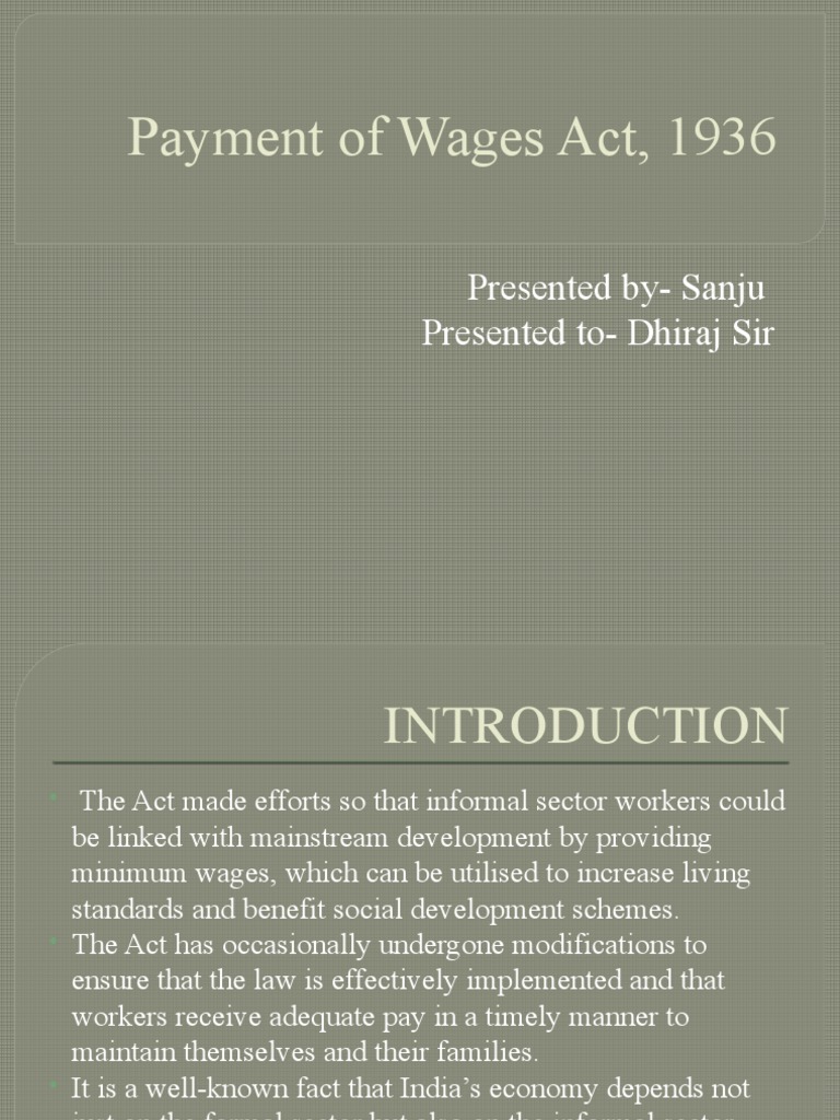 payment-of-wages-act-1936-sanju-pdf-wage-employment