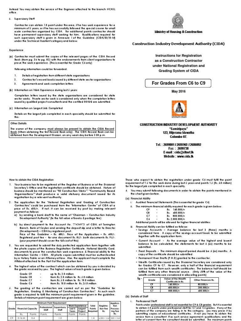 226) Leaflet - Registration (C6 to C9)-English.pdf | PDF