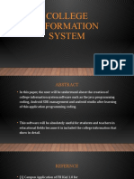 College Information System