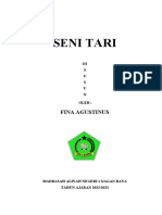 Cover Makalah tentang Seni Tari