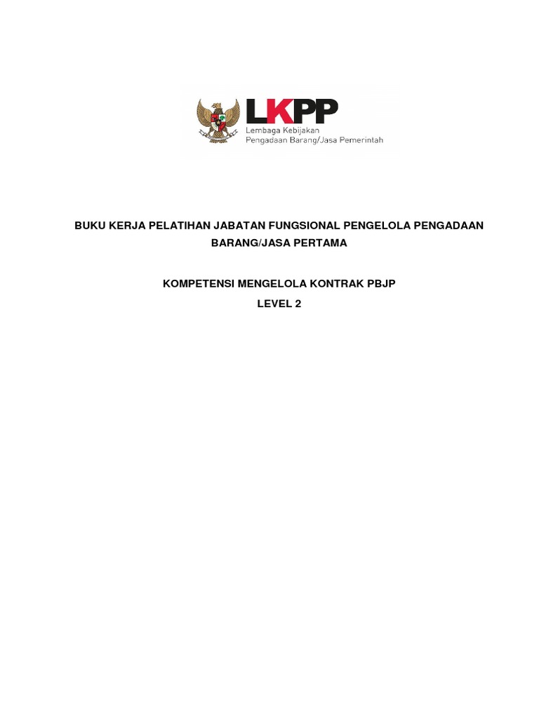 Panduan Pengadaan Barang dan Jasa | PDF | Bisnis | Pengelolaan Keuangan ...