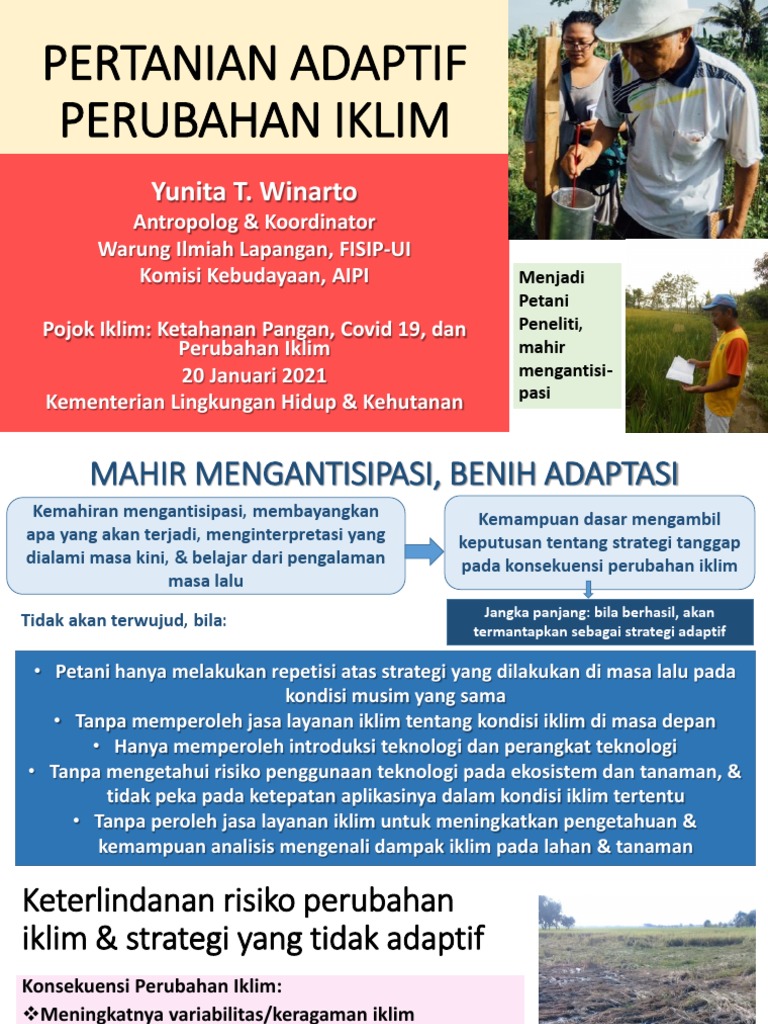 2.pertanian Adaptif Perubahan Iklim | PDF