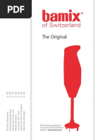 Bamix Classic Immersion Blender Manual