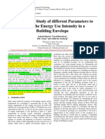 Different Parameter To Reduce EUI in Building