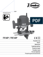 Manual Fresadora Virutex FR160P-6000100 2022 Nov