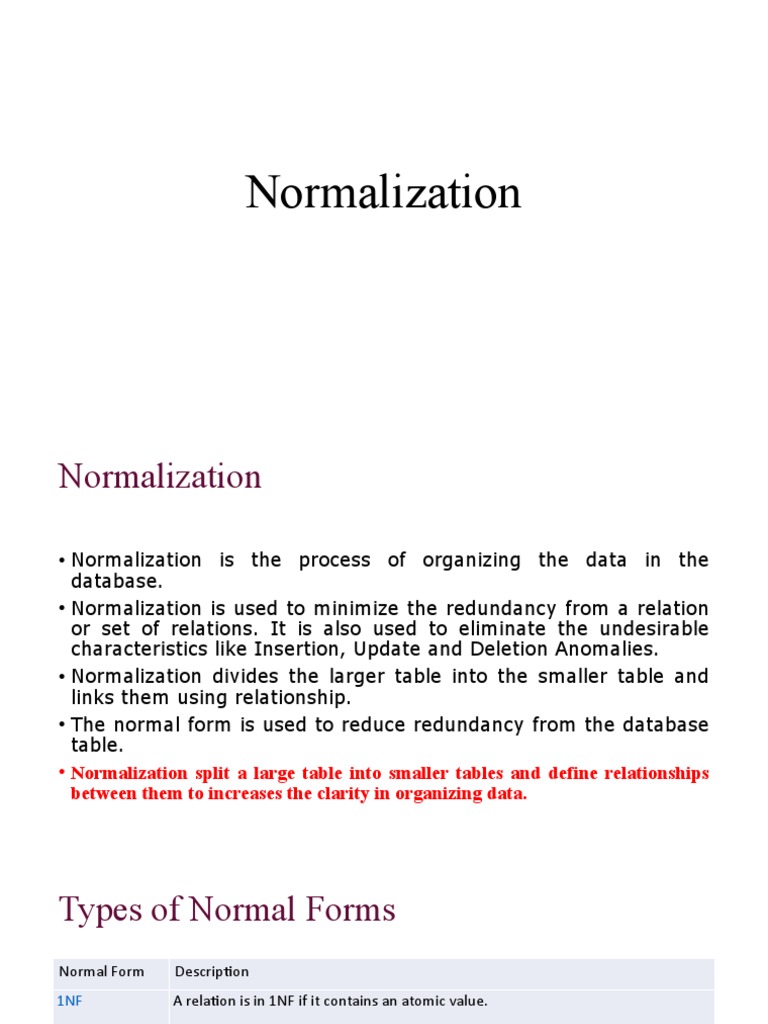 Normalization Example | PDF | Information Management | Data
