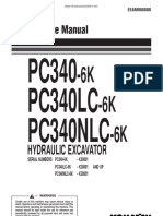Komatsu PC340-6K Operation & Maintenance Manual PDF