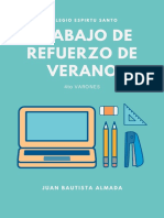 Trabajo de Refuerzo de Verano: 4to Varones