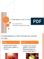 Comparison and Contrast Essay Guide