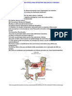 Estudo sobre patologias intestinais