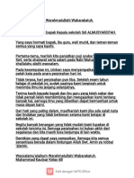 Pidato Perpisahan Kelas 6B Muhammad Kautsar PDF