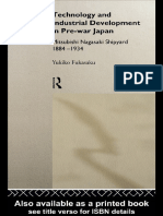 Yukiko Fukasaku - Technology and Industrial Development in Pre-War Japan - The Mitsubishi Nagasaki Shipyard 1884-1934 (Nissan Institute Routledge Japanese Studies Series) (1992)