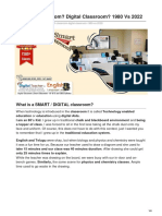 Smart Classroom Digital Classroom 1980 Vs 2022