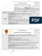 23 Procedimiento para La Entrega Del Puesto de Trabajo