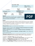 Ementa Design Da Informação