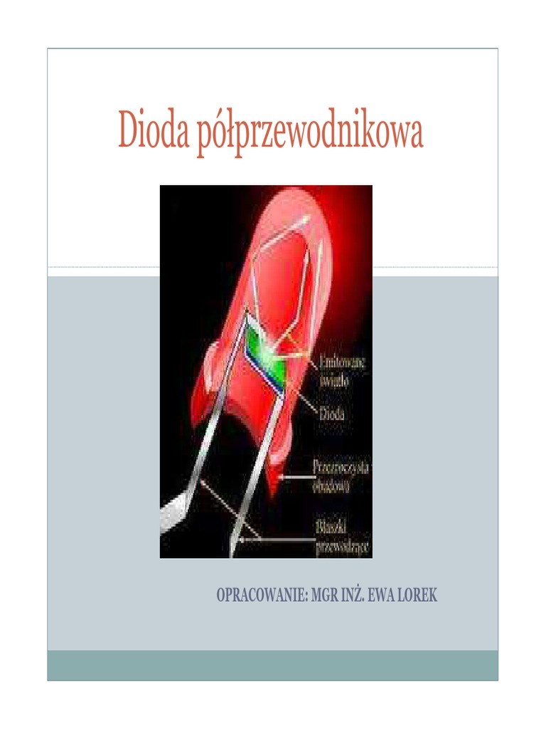 Dioda Polprzewodnikowa | PDF