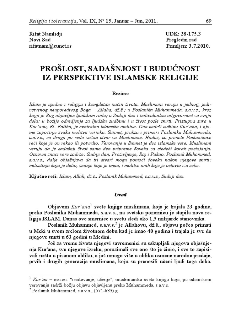 Rit 15 Proslost Sadasnjost PDF