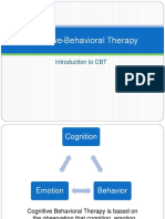 Intro To Cognitive-Behavioral Therapy
