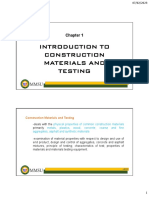 Chapter I. Introduction To Construction Materials Testing