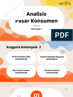 Analisis Pasar Konsumen - Kelompok 2