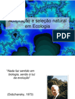 Adaptaçao e Seleçao Natural - Aula 3