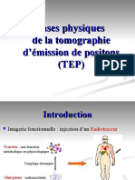Bases Physiques de La Tomographie D'émission de Positons (TEP)