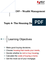 Topic 4 - The Housing Decision