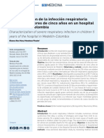 Caracterización de La Infección Respiratoria Grave en Niños PDF