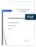 2.4 Formulación de La Visión Estratégica