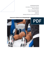 Factores de La Fisiopatologia Medicina Del Deporte