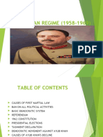 Ayub Khan Regime (1958-1969)