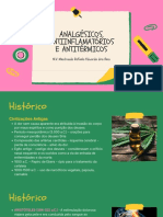 Analgésicos, antiinflamatórios e antitérmicos: histórico e mecanismos de ação