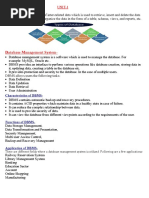 DBMS Notes