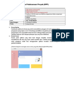 Format Rencana Pelaksanaan Proyek (RPP) Salinan