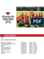 GPS Technical Training Program Curriculum 2016 - U11 U12