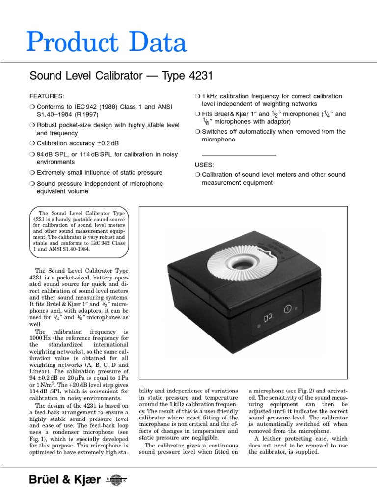 bp131114 PDF PDF Microphone Calibration