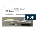 F-22 Raptor Papercraft