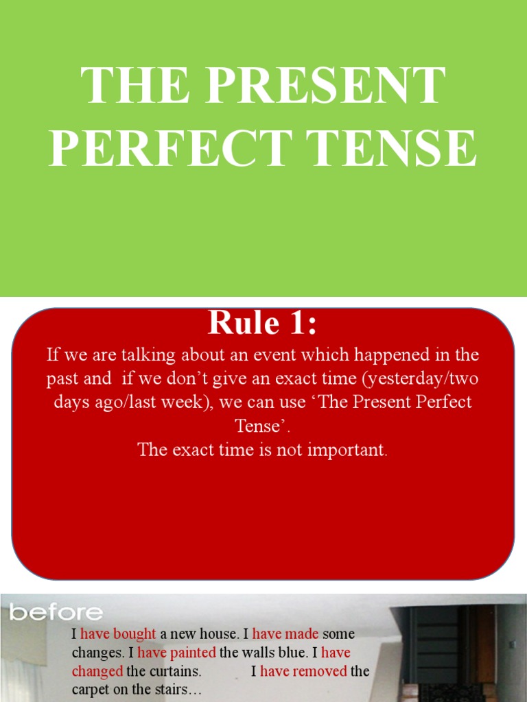 Understanding Present Perfect Tense | PDF | Grammar | Linguistics