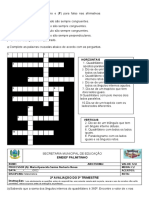 2º Avaliação 3º Trimestre 8º Ano