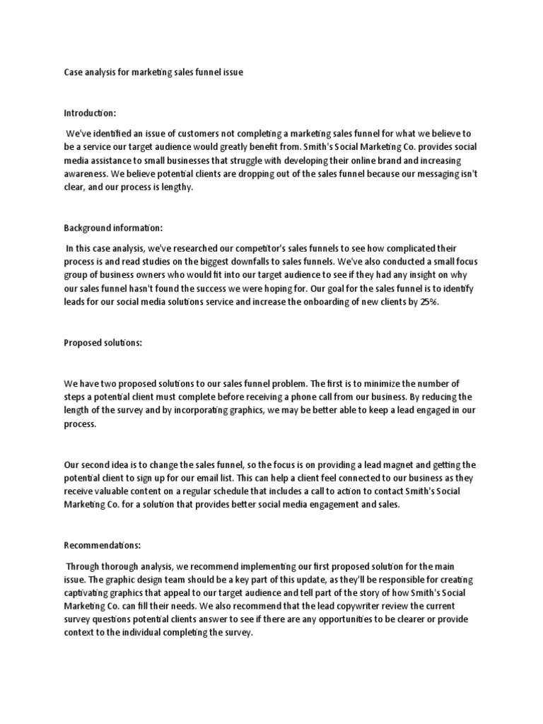 Optimizing Marketing Sales Funnel Strategies | PDF