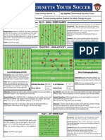 6v3+2 - 8v3 positional play game. Exterior players arranged in a 2