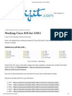 Working Cisco IOS For GNS3 PDF