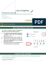 Vigiflow Powerpoint For Hands-On Training Jan 29, 2021 PDF