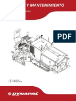 Manejo Y Mantenimiento: Terminadora de Firmes F1200CS Tipo 458