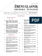 Službeni Glasnik Međimurske Županije Broj 26. Iz 2022. Godine