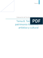 Tema 8. Territorio y Patrimonio Histórico Artístico y Cultural