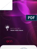 Inovação - Missão, Visão, Valores PDF