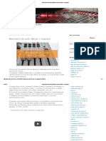 1.2 Audio Profesional - Mezcladora de Audio