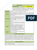 Programa Nutricion Animal