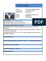 Mechanical Professor Profile Dr Jude Faculty Details